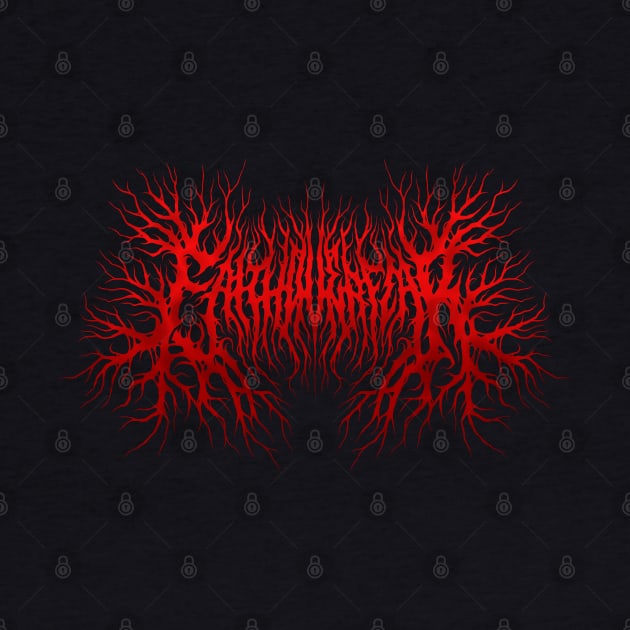 Faith over Fear death metal design (blood red) by Tmontijo